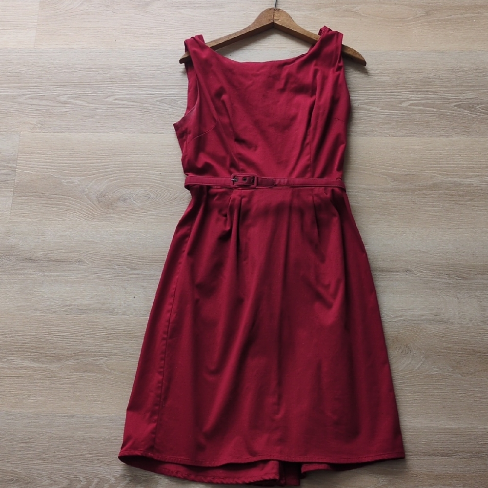 Size 12 Trashy Diva Audrey Bustle Red Dress